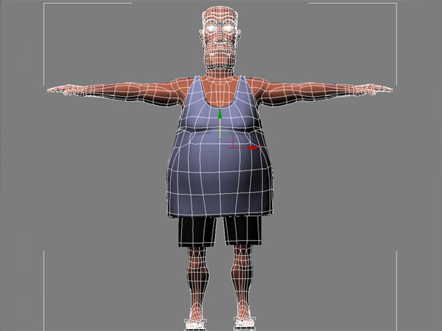 3dsmax fat man