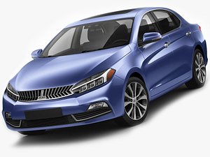 3D generic compact sedan model