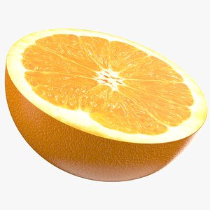 Half Orange Fruit