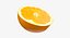 Half Orange Fruit