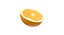 Half Orange Fruit