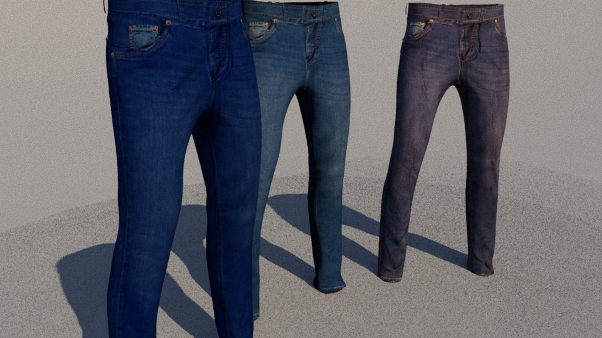 3D Model Man Jeans - TurboSquid 1380096