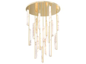 Audubon Alabaster Round Chandelier