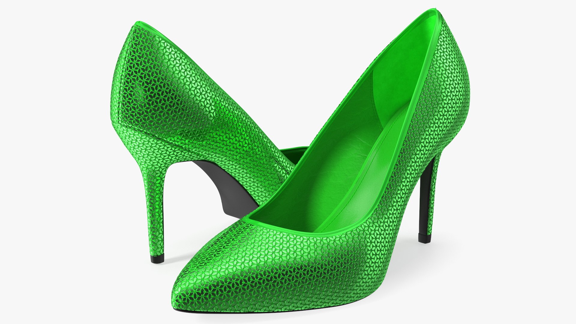 Green Glitter Salto Modelo 3D TurboSquid 1826009