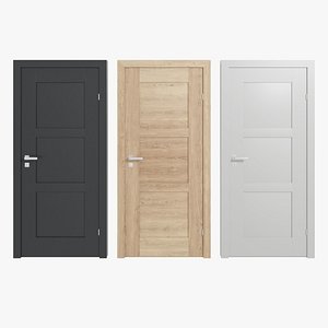 Interior Door 03 3D model