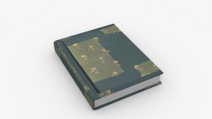 3D Book Rigged and Animated model