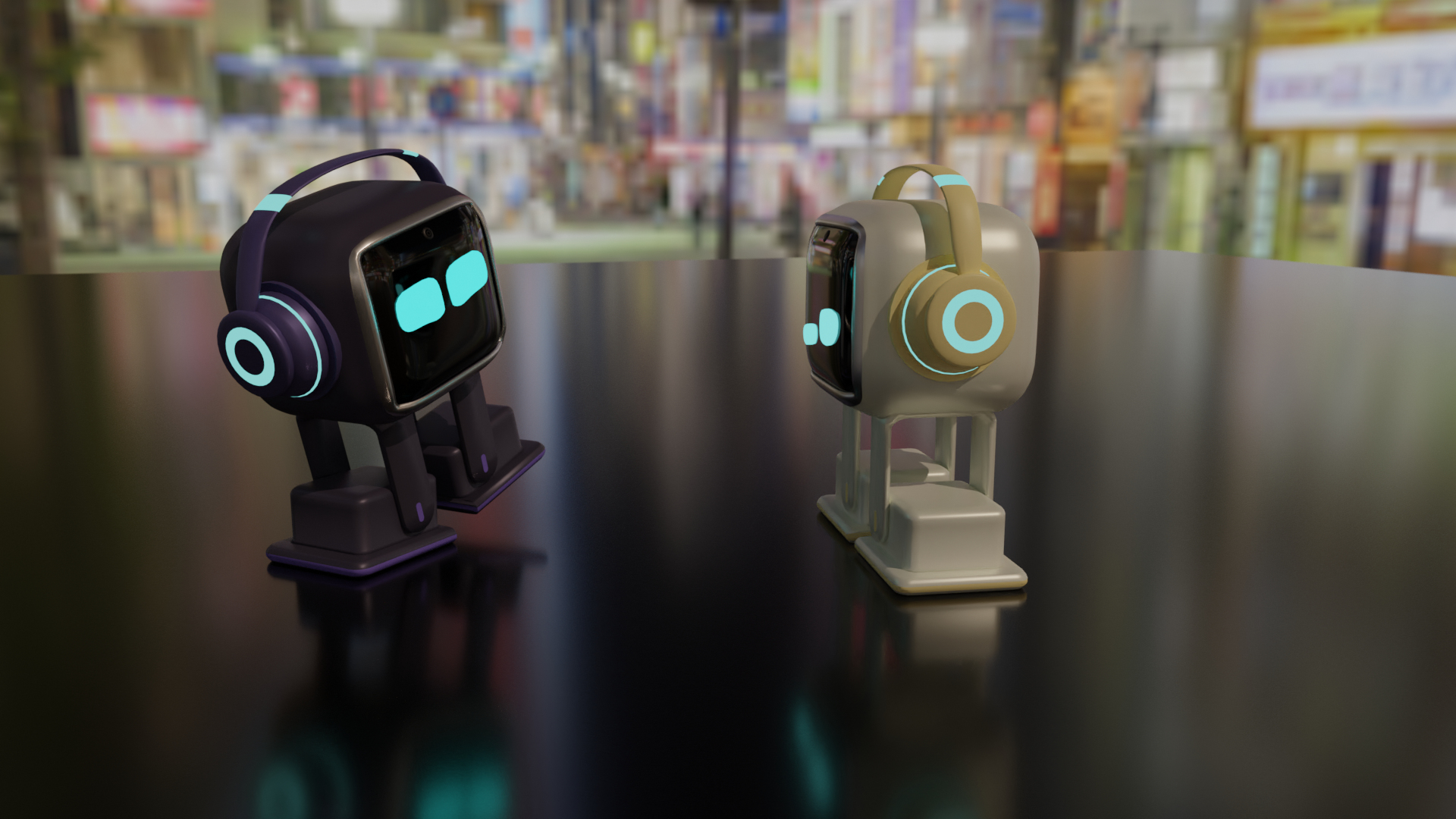 Emo AI 데스크톱 로봇 3D 모델 - TurboSquid 1651434
