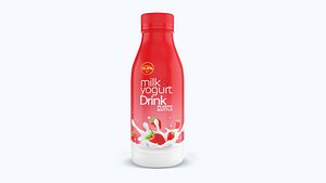 Yogurt Milk Bottle 3D