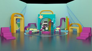 Child Music Tv Studio Competition Design model