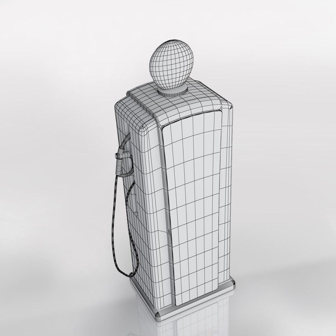 Shell Retro Pump 3d 3ds