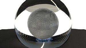 3D model Lunar crystal ball