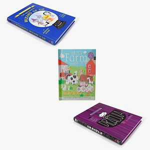 Children Books Collection 3D model