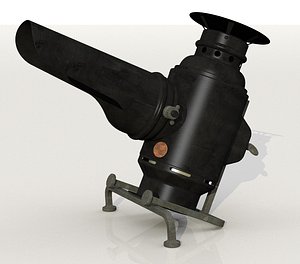 dietz railroad signal lamp 3D