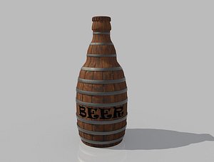 barrel bottle 3D model