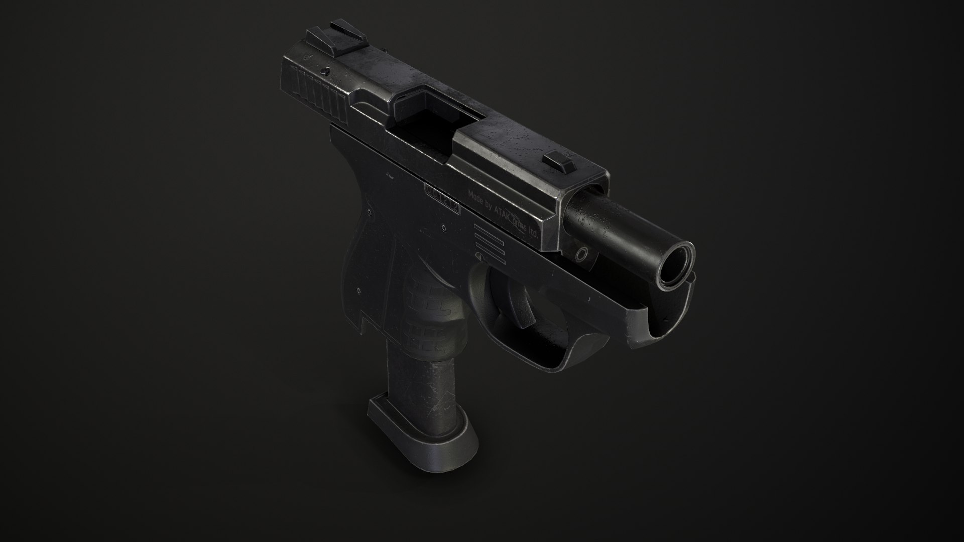 M906 Stalker Pistol 3D - TurboSquid 1686222