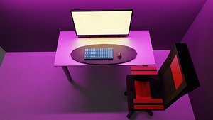 Gaming Room Lowpoly