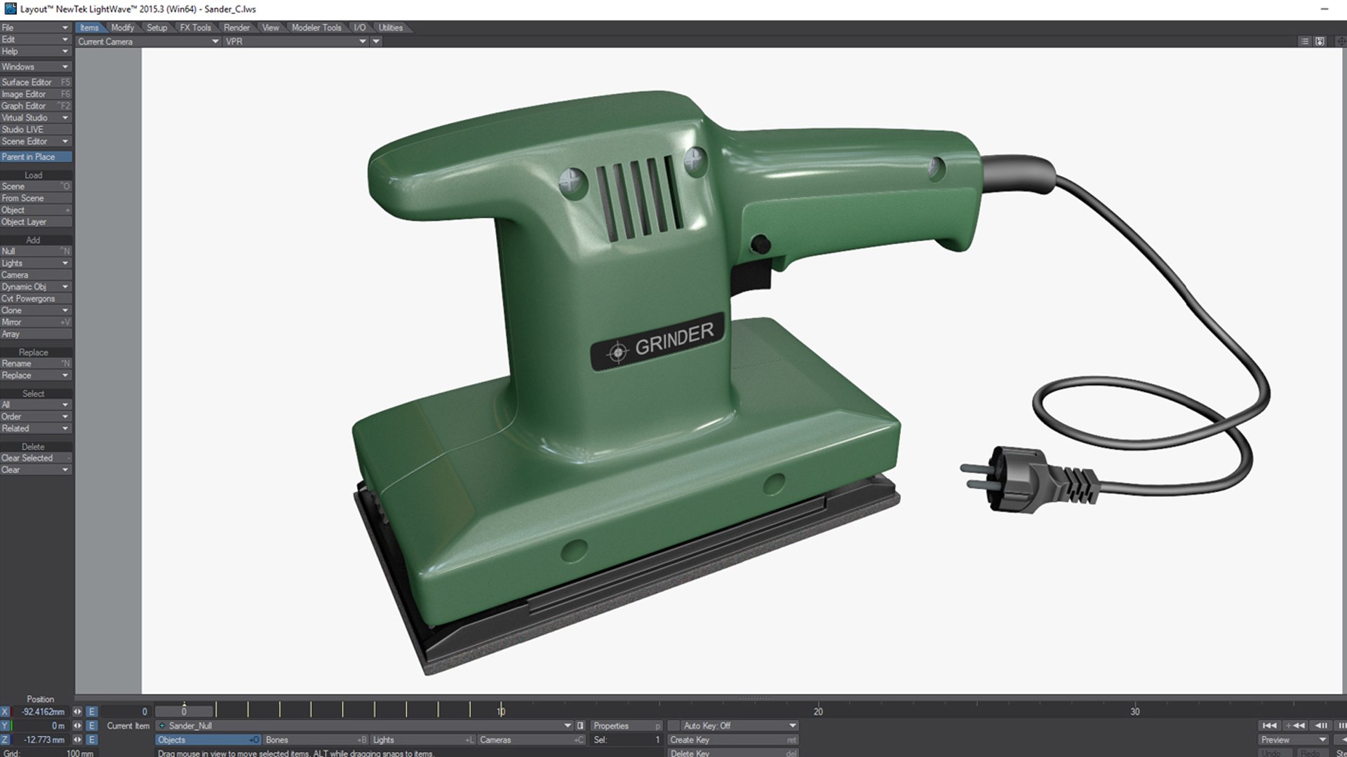 3D Electric Sander Model - TurboSquid 1415795