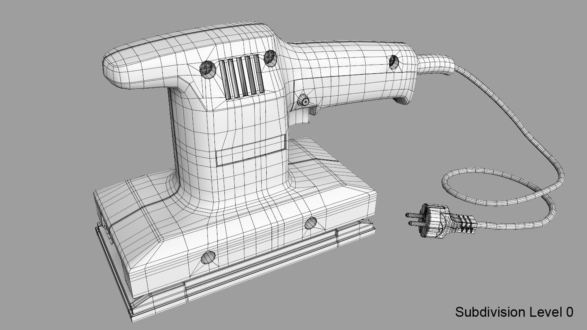 3D Electric Sander Model - TurboSquid 1415795