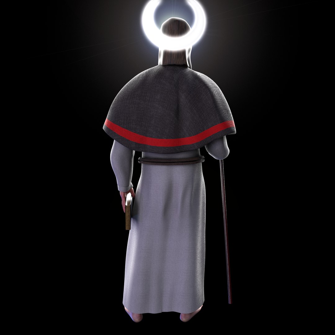 Apostle Santiago 3D model https://p.turbosquid.com/ts-thumb/cE/0F3Ju9/x5/apostol_back/png/1664038345/1920x1080/fit_q87/22e73977def27bb57b2e6761b665b61f12d3af12/apostol_back.jpg