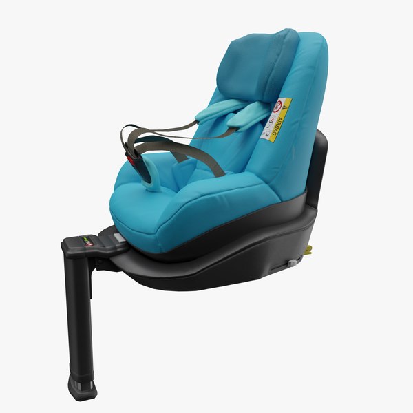 iso-fix car seat baby 3D model