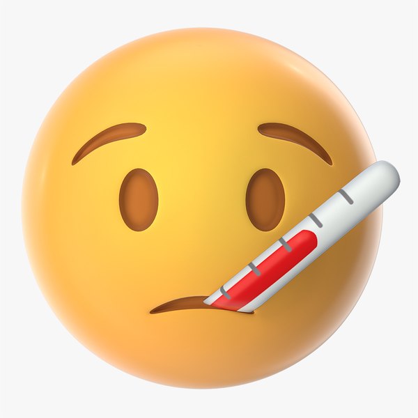Sick emoji 3D - TurboSquid 1533415