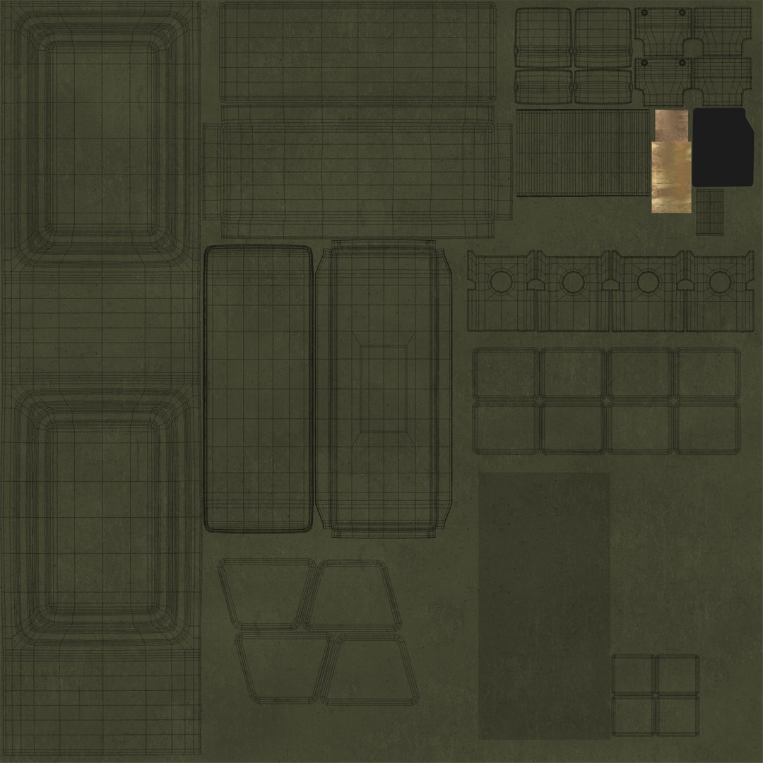 3d Model Machine Gun Ammunition Box