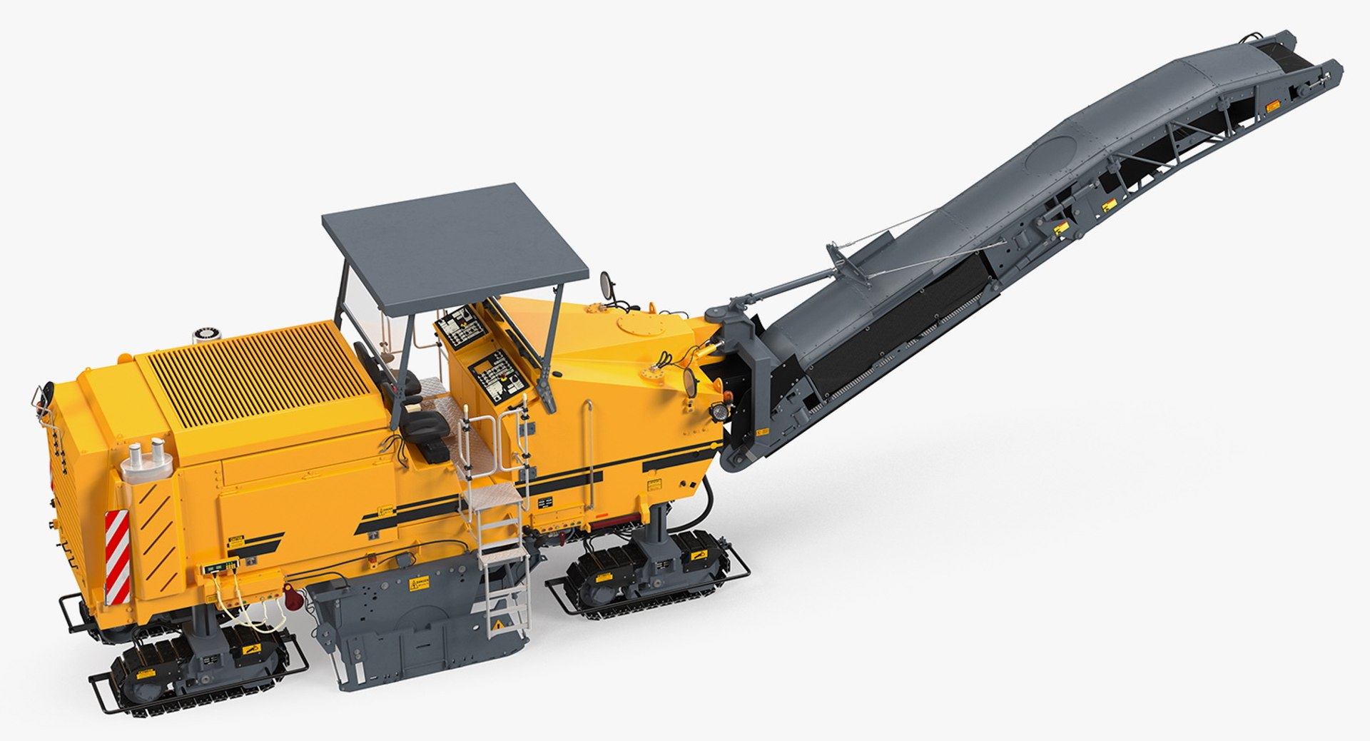 3D model asphalt milling machine generic TurboSquid 1375876