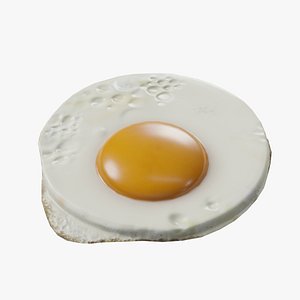 Fried Egg 3D model