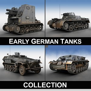 Early german WWII Tanks - Collection