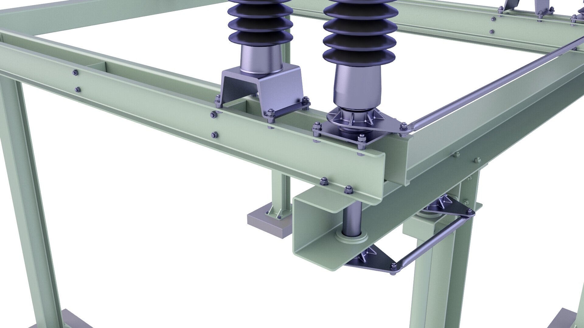 Horizontal Knee Disconnector 35 3D - TurboSquid 2265791