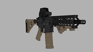 ar15 magpul eotech 3D model
