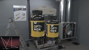 opti-men bottle 3D model