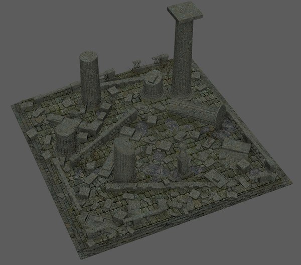 3D ruins model - TurboSquid 1683787