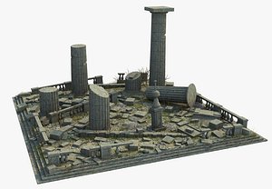 3D ruins model