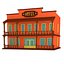 3D cartoon building hotel