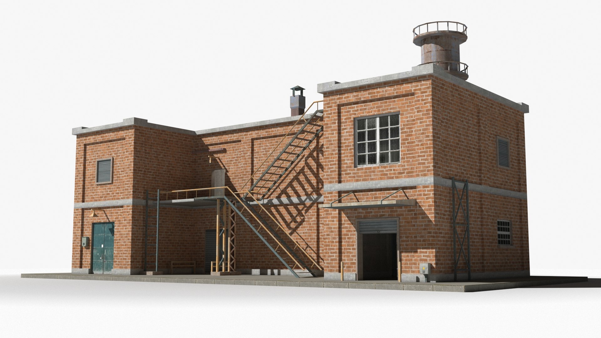 Factory Xx2 3D Model - TurboSquid 2436284