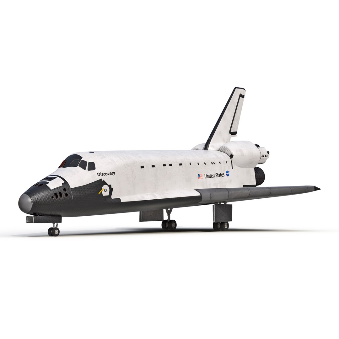 Space Shuttle Discovery 3D model preview