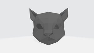 Full face cat mask