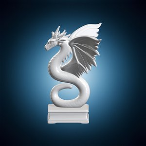 3D Snake Shaped Bookend 3D Print Model model
