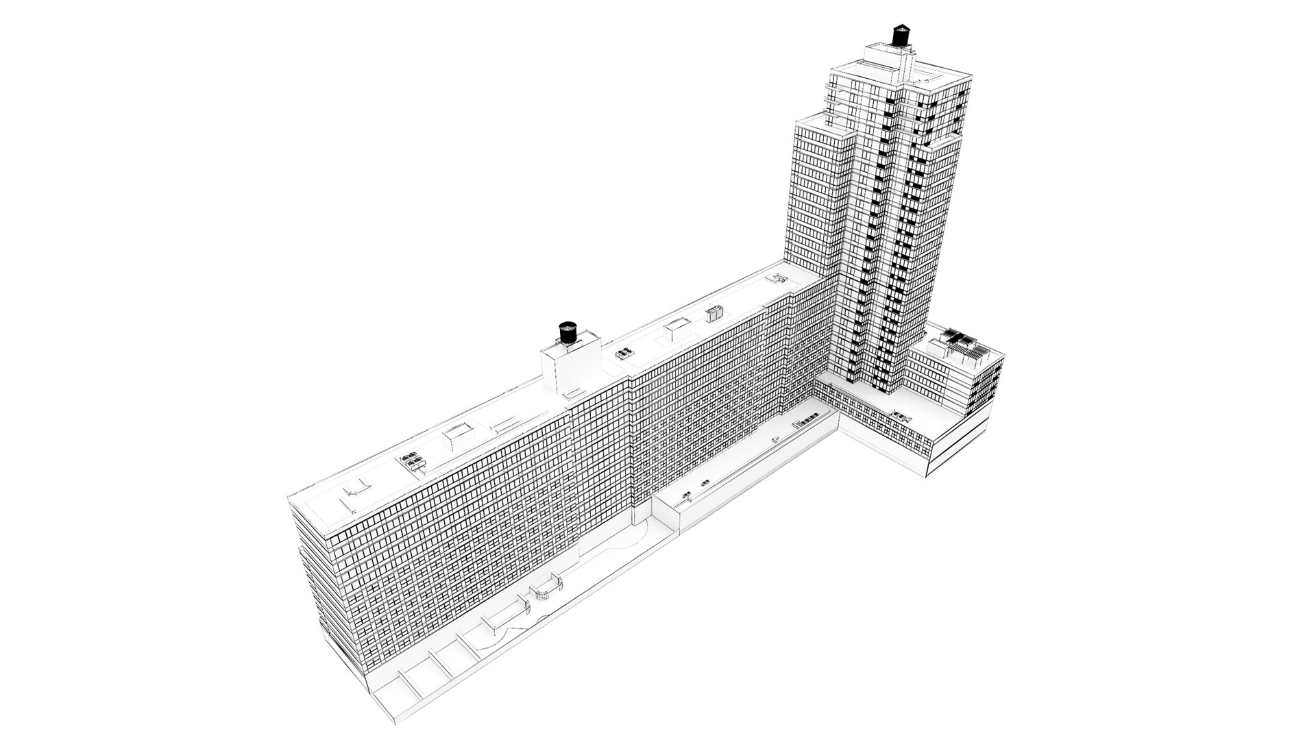 3D Ava High Line Building - TurboSquid 1822430