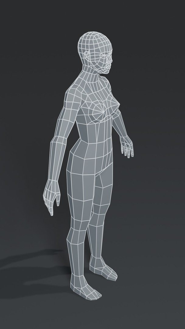 3D Superhero Muscular Female Body Model - TurboSquid 1653918