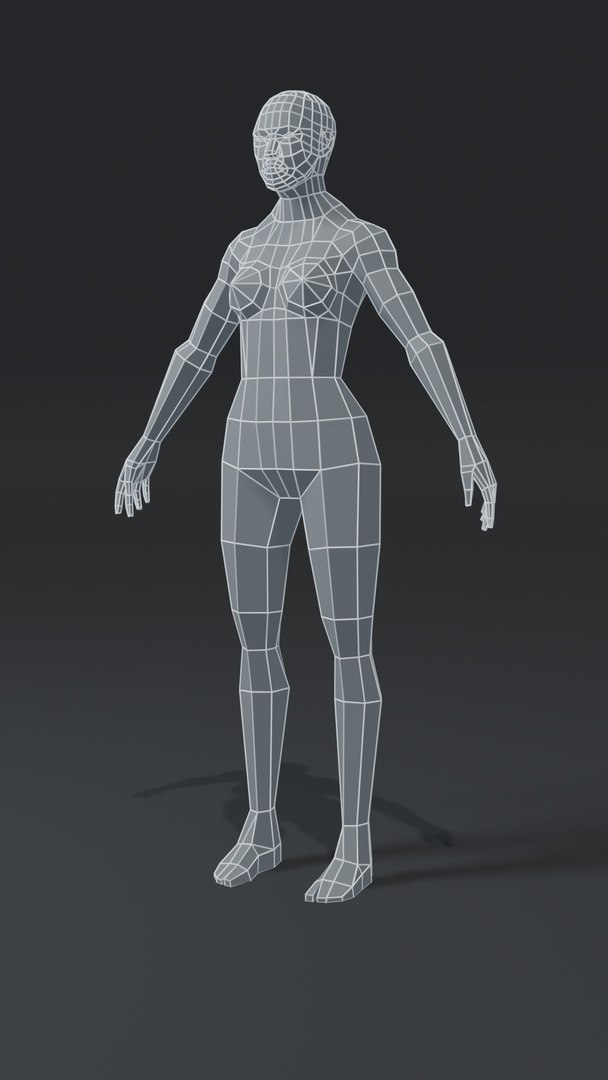 3D Superhero Muscular Female Body Model - TurboSquid 1653918