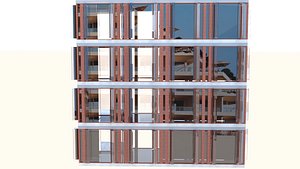 Apartment House Q5 3D model