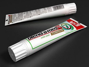 3d model toothpaste