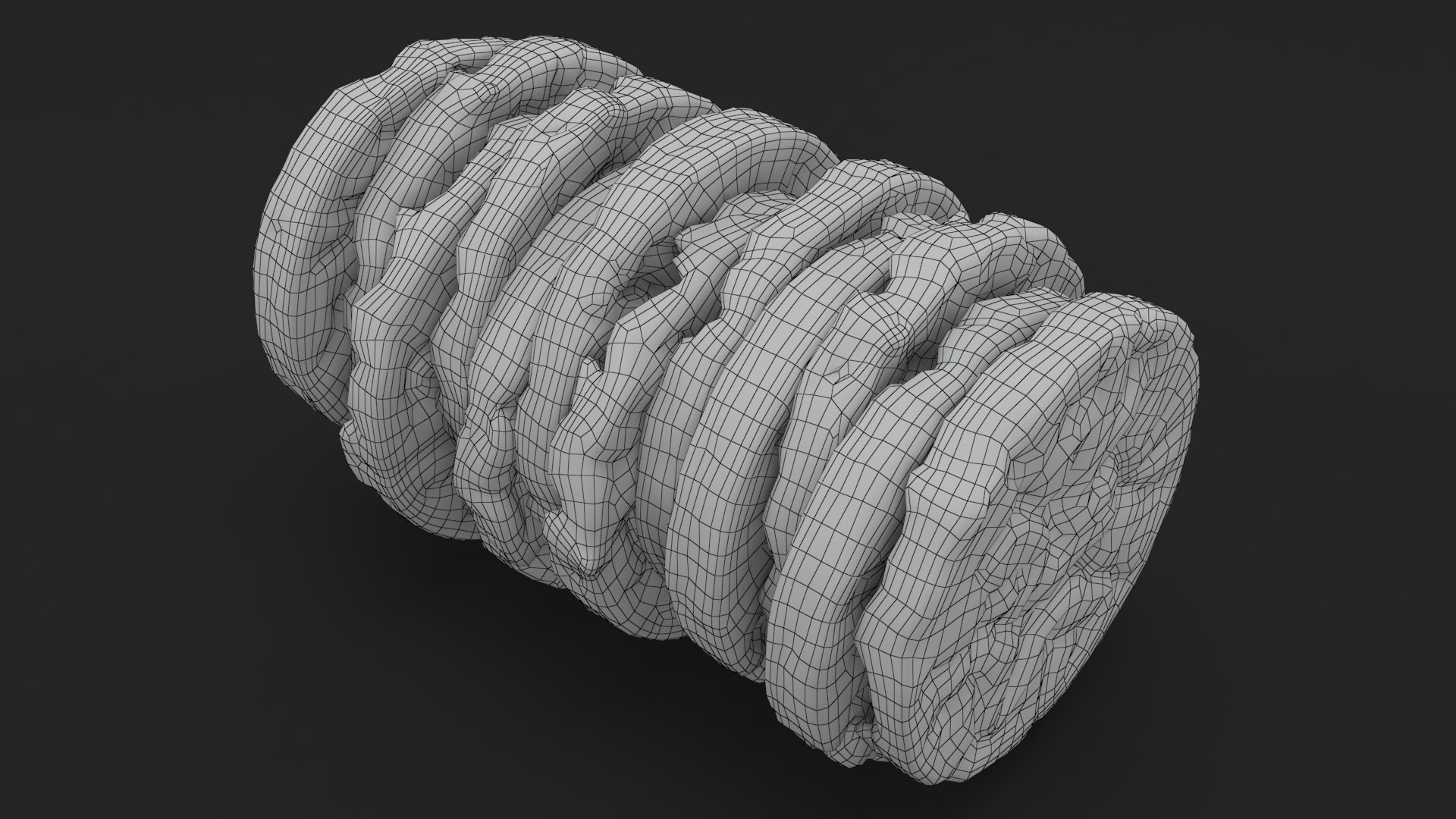 Pile Of Puffed Multigrain Rice Cakes 3D Model - TurboSquid 1835516