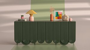Modern Cabinet Design 3D model