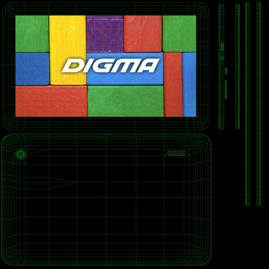 3d Model Digma Optima 10 1