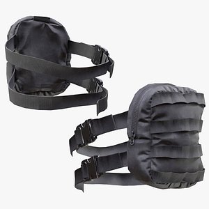 Man and Woman in Military Bag 5 3D model