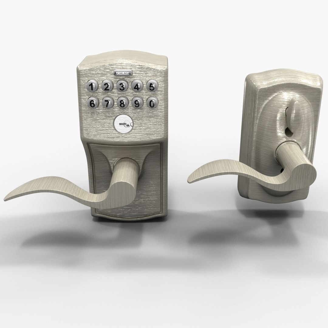 3ds Keypad Accent Lever Door Lock