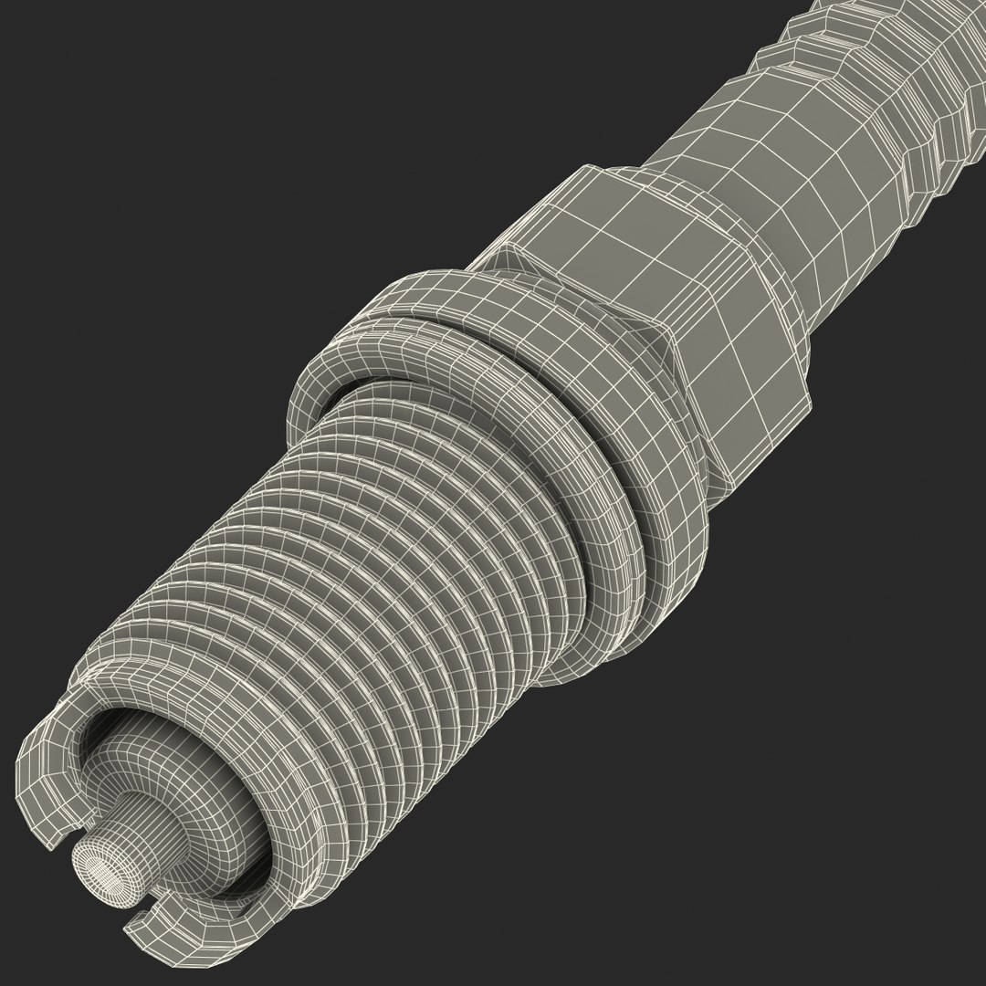 Spark Plug Dual Electrode 3d Model
